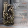 40" 5-Tiered Rainforest Tree Trunk Fountain with LED Lights