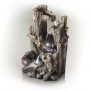 14" TALL TREE TRUNK FOUNTAIN