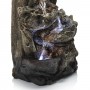 14" TALL TIERED LOG FOUNTAIN