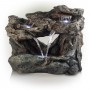 30" Tall Tiered Waterfall Rainforest Fountain w/ LED Lights