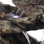 30" Tall Tiered Waterfall Rainforest Fountain w/ LED Lights