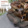 CASCADING LEAF TABLETOP FOUNTAIN WITH LED LIGHT