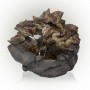 CASCADING LEAF TABLETOP FOUNTAIN WITH LED LIGHT