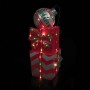 Alpine Corporation Holiday Décor Gifts and "Believe" Ornament Statue with Color Changing LED Lights