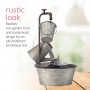 GARDEN TOOLS METAL FOUNTAIN 