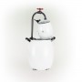 WHITE BARRELS & FAUCET TABLETOP FOUNTAIN 