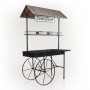 Farm Fresh Metal and Wood Cart