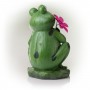 18" 'Welcome to my Pad' Frog Statuary