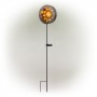 SOLAR SUN GARDEN STAKE WITH LED LIGHTS