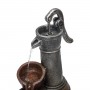 24" Vintage Barrel Water Pump with Buckets Fountain