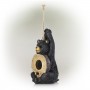 Bear Shaped Hanging Birdhouse and Perch 