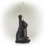 Bear Shaped Hanging Birdhouse and Perch 