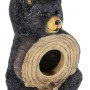 Bear Shaped Hanging Birdhouse and Perch 